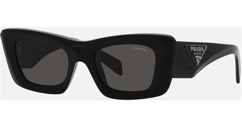 prada cat eye black sunglasses|prada catwalk sunglasses black.